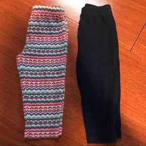 2 pack of baby girl leggings